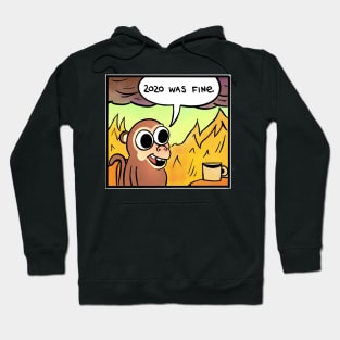 2020 was fine - Monkey Hoodie